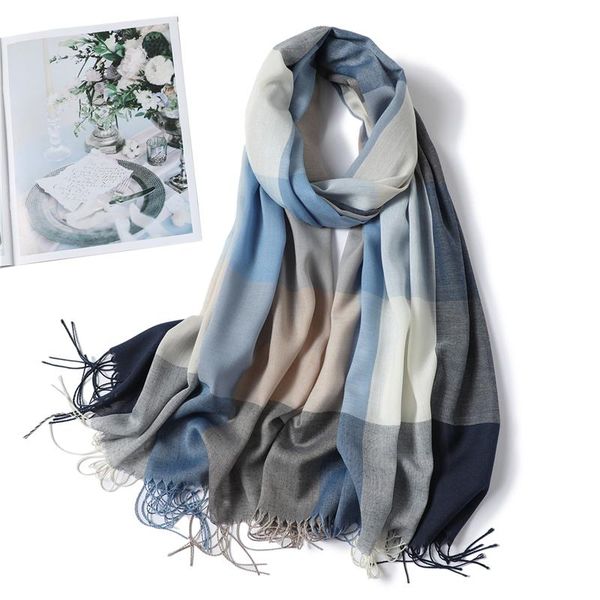scarves winter scarf plaid long shawl fashion headband wraps women bandana hijab tassels female foulard cotton feeling stoles, Blue;gray
scarves winter scarf plaid long shawl fashion headband wraps women bandana hijab tassels female foulard cotton feeling stoles, Blue;gray