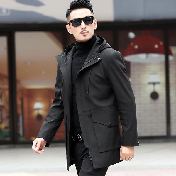 men's trench coats in cultivate morality leisure jacket of fund 2021 autumn winters is middle-aged dad put his coat, Tan;black
men's trench coats in cultivate morality leisure jacket of fund 2021 autumn winters is middle-aged dad put his coat, Tan;black