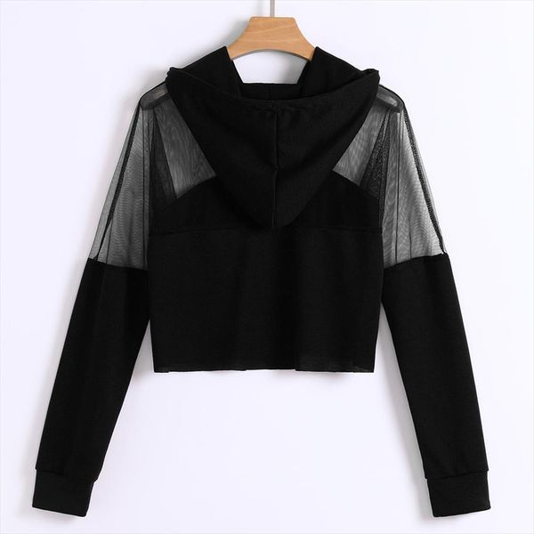 30 harajuku sweatshirt hoodies autumn 2020 women streetwear mesh patchwork hoodie clothes cropped tumblr moletom feminino drop shipping, Black
30 harajuku sweatshirt hoodies autumn 2020 women streetwear mesh patchwork hoodie clothes cropped tumblr moletom feminino drop shipping, Black