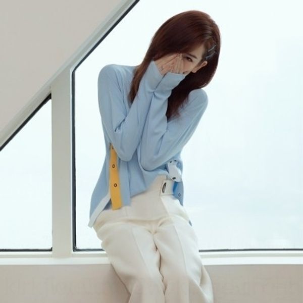 vy9ju 2020 qi wei same women's wear milk blue sweater style soft style very pullover pulloversweater pullover fairy loose outer lazy ma, White;black
vy9ju 2020 qi wei same women's wear milk blue sweater style soft style very pullover pulloversweater pullover fairy loose outer lazy ma, White;black