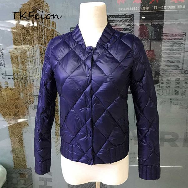 womens bomber jackets light thin style spring autumn female fashion coats warm duck down v-neck ladies short jacket coat 201126, Black;brown
womens bomber jackets light thin style spring autumn female fashion coats warm duck down v-neck ladies short jacket coat 201126, Black;brown