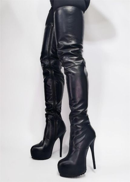 boots women thigh high platform club party show over the knee crotch shoes woman female bota botines mujer plus size471, Black
boots women thigh high platform club party show over the knee crotch shoes woman female bota botines mujer plus size471, Black