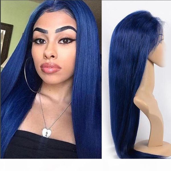 glueless synthetic lace front wigs blue color long straight lacefront blue synthetic wig heat resistant fiber hair with baby hairs, Black
glueless synthetic lace front wigs blue color long straight lacefront blue synthetic wig heat resistant fiber hair with baby hairs, Black