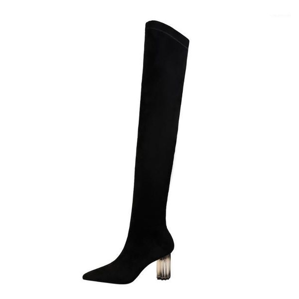 boots ummewalo over the knee high heels flock women fashion pointed toe heel winter ladies shoes1, Black
boots ummewalo over the knee high heels flock women fashion pointed toe heel winter ladies shoes1, Black