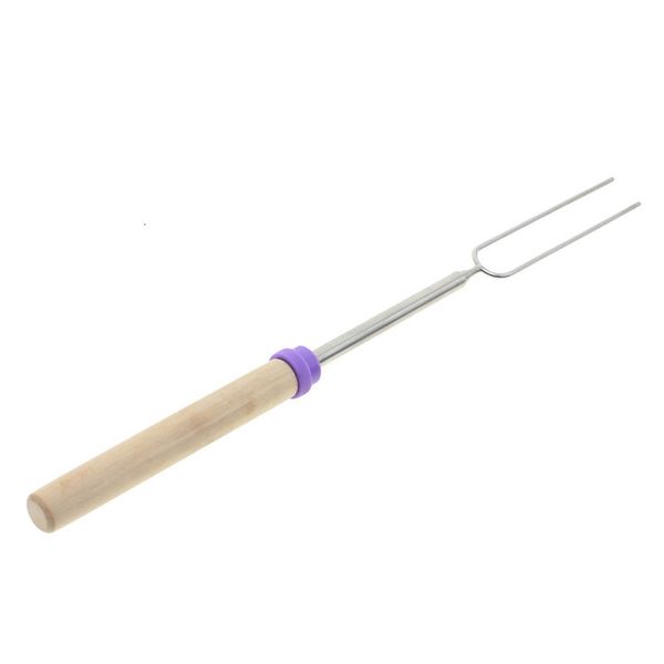 campfire wooden extensible fork camping stainless steel handle roasting needle barbecue tool (random color
campfire wooden extensible fork camping stainless steel handle roasting needle barbecue tool (random color