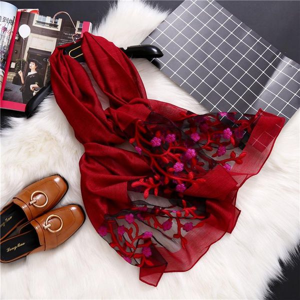 designer 2020 summer women scarf fashion floral silk scarves lady shawls and wraps pashmina hollow foulard long beach stoles wmtuvu, Blue;gray
designer 2020 summer women scarf fashion floral silk scarves lady shawls and wraps pashmina hollow foulard long beach stoles wmtuvu, Blue;gray