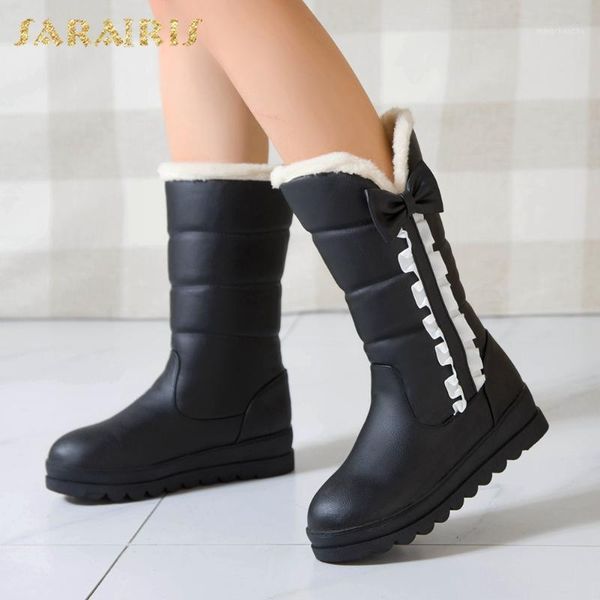 boots sarairis 2021 arrivals japanese style warm winter snow woman shoes platform sweet bowtie plush slip on ladies1, Black
boots sarairis 2021 arrivals japanese style warm winter snow woman shoes platform sweet bowtie plush slip on ladies1, Black