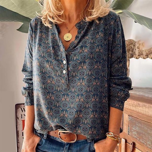womens fashion button long sleeve shirts pullover vintage print t-shirts blusa 5xl women casual v neck linen cotton blouse, White
womens fashion button long sleeve shirts pullover vintage print t-shirts blusa 5xl women casual v neck linen cotton blouse, White