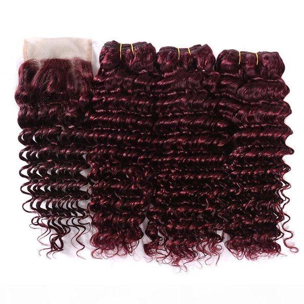 popular color wine red 99j brazilian human hair 3 bundles with lace closure burgundy deep wave hair with ear to ear lace closure, Black;brown
popular color wine red 99j brazilian human hair 3 bundles with lace closure burgundy deep wave hair with ear to ear lace closure, Black;brown