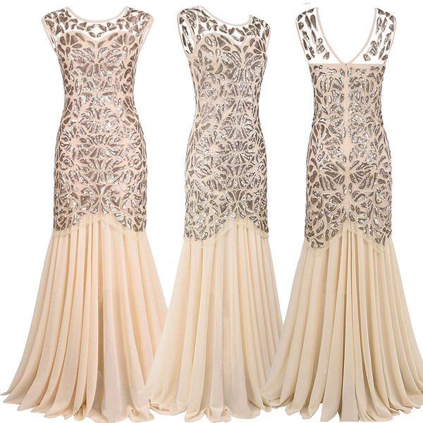 black gold sequins beading long evening dresses gorgeous formal round neck lace long red women party special occasion 201114, White;black
black gold sequins beading long evening dresses gorgeous formal round neck lace long red women party special occasion 201114, White;black