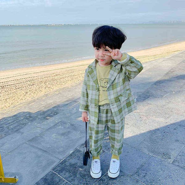 lapel spring summer children's clothes suit baby boys sweatshirts + pants 2pcs/set teenage sport costume for kids streetwear g220310, White
lapel spring summer children's clothes suit baby boys sweatshirts + pants 2pcs/set teenage sport costume for kids streetwear g220310, White