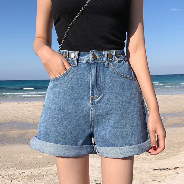 garemay women's denim shorts classic vintage high waist blue wide leg female casual summer ladies shorts jeans for women1
garemay women's denim shorts classic vintage high waist blue wide leg female casual summer ladies shorts jeans for women1