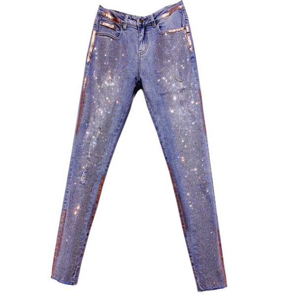 women's jeans 2021 spring autumn fashion color diamond feet women high waist skinny pencil plus size, Blue
women's jeans 2021 spring autumn fashion color diamond feet women high waist skinny pencil plus size, Blue