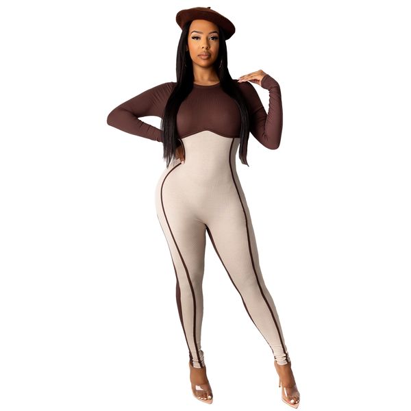 2021 new womens' skinny round neck playsuits rompers clubwear long sleeve colorblock patckwork jumpsuits lounge wear 2miu, Black;white
2021 new womens' skinny round neck playsuits rompers clubwear long sleeve colorblock patckwork jumpsuits lounge wear 2miu, Black;white