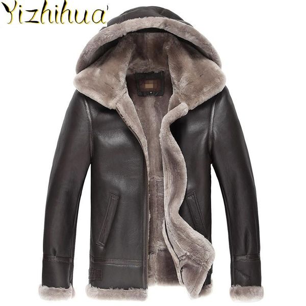 azazel genuine leather jacket men double-faced fur coat 2021 winter bomber jacket natural fur coats jaqueta de couro 3009 zl335, Black
azazel genuine leather jacket men double-faced fur coat 2021 winter bomber jacket natural fur coats jaqueta de couro 3009 zl335, Black