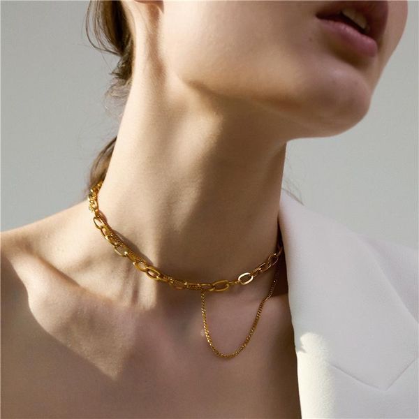 chokers european and american fashionable double-layer cross chain necklace female personality versatile high-level clavicle, Golden;silver
chokers european and american fashionable double-layer cross chain necklace female personality versatile high-level clavicle, Golden;silver