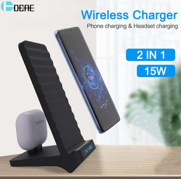 dcae 15w wireless charger qi fast charge stand in 1 charging for iphone 11 xs xr x 8 airpods 2 pro samsung s20 s10 s9
dcae 15w wireless charger qi fast charge stand in 1 charging for iphone 11 xs xr x 8 airpods 2 pro samsung s20 s10 s9