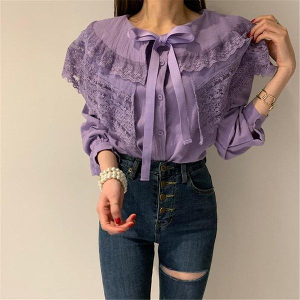 lace ruffles bow patchwork full-sleeved blouses 2020 sweet chic brief stylish women all-match elegant gentle shirts, White
lace ruffles bow patchwork full-sleeved blouses 2020 sweet chic brief stylish women all-match elegant gentle shirts, White