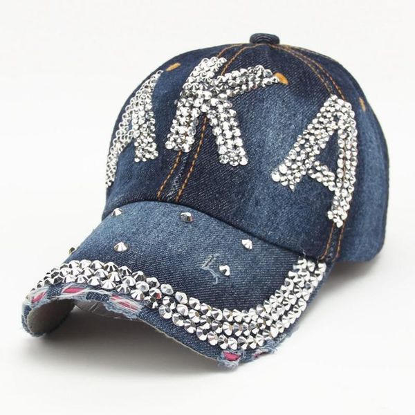 fashion rhinestone aka diamante denim baseball cap women's autumn sports hat canvas snapback caps good quality casquette causal1, Blue;gray
fashion rhinestone aka diamante denim baseball cap women's autumn sports hat canvas snapback caps good quality casquette causal1, Blue;gray