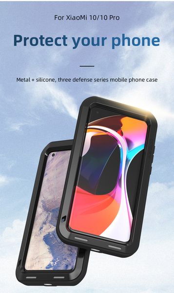 case love mei powerful shock dirt proof water metal armor cover phone cases for xiaomi mi 10 5g 6.67 inch
case love mei powerful shock dirt proof water metal armor cover phone cases for xiaomi mi 10 5g 6.67 inch