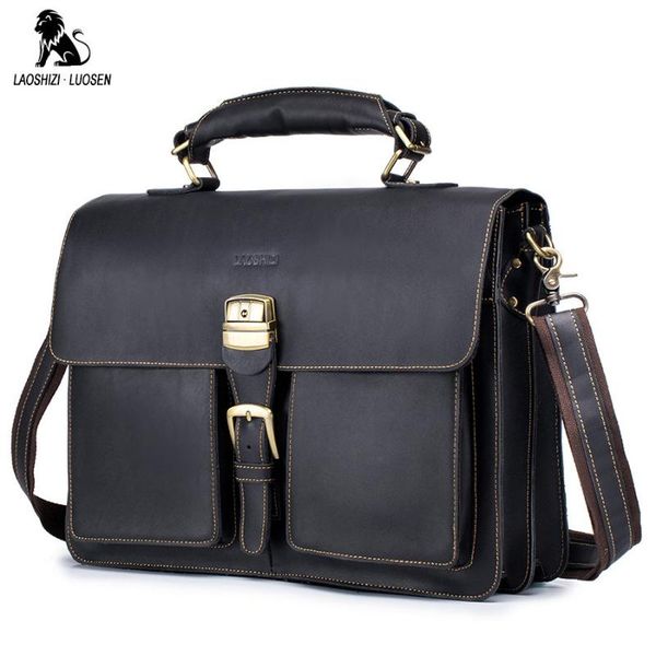 laoshizi men's briefcases lapbag leather men's bag genuine leather lawyer/office bags for men document/computer bags
laoshizi men's briefcases lapbag leather men's bag genuine leather lawyer/office bags for men document/computer bags