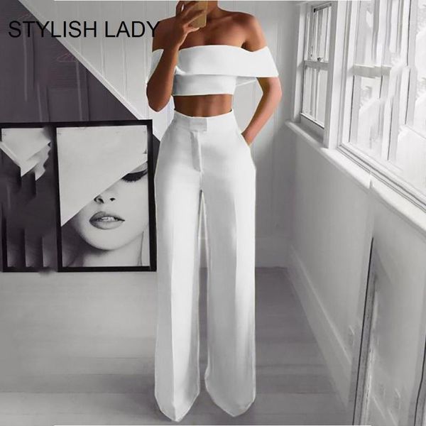 stylish lady neon green 2 piece set women solid off the shoulder crop and wide leg pants 2020 summer two piece outfits1, White
stylish lady neon green 2 piece set women solid off the shoulder crop and wide leg pants 2020 summer two piece outfits1, White