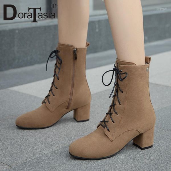 boots doratasia big size 34-45 female zip ankle 2021 office women flock soild cross tied square high heels shoes woman1, Black
boots doratasia big size 34-45 female zip ankle 2021 office women flock soild cross tied square high heels shoes woman1, Black