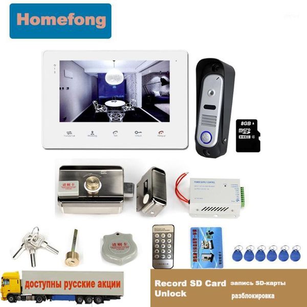 homefong 7 inch video door phone electric lock home intercom with doorbell camera unlock 3a power supply record sd card1
homefong 7 inch video door phone electric lock home intercom with doorbell camera unlock 3a power supply record sd card1