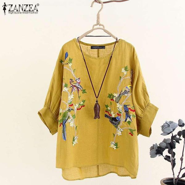 zanzea women floral embroidery blouse summer sleeve cotton linen casual vintage o neck shirt femininas blusas loose1, White
zanzea women floral embroidery blouse summer sleeve cotton linen casual vintage o neck shirt femininas blusas loose1, White