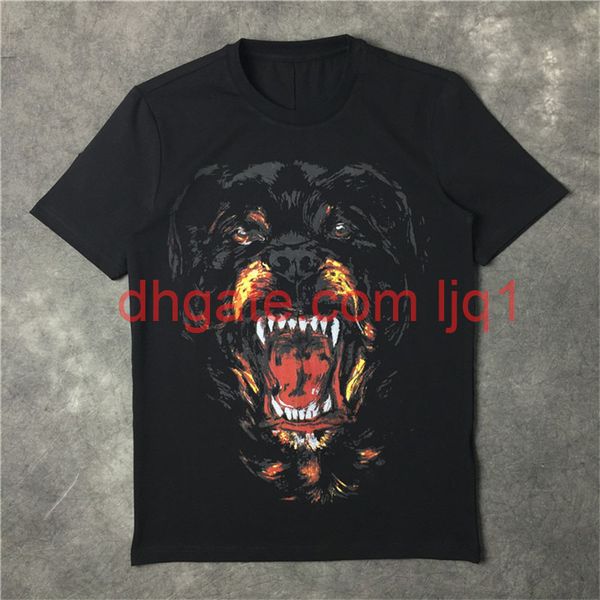 summer mens t shirt fashion dog print cotton tees black men women short sleeves s-xl, White;black
summer mens t shirt fashion dog print cotton tees black men women short sleeves s-xl, White;black