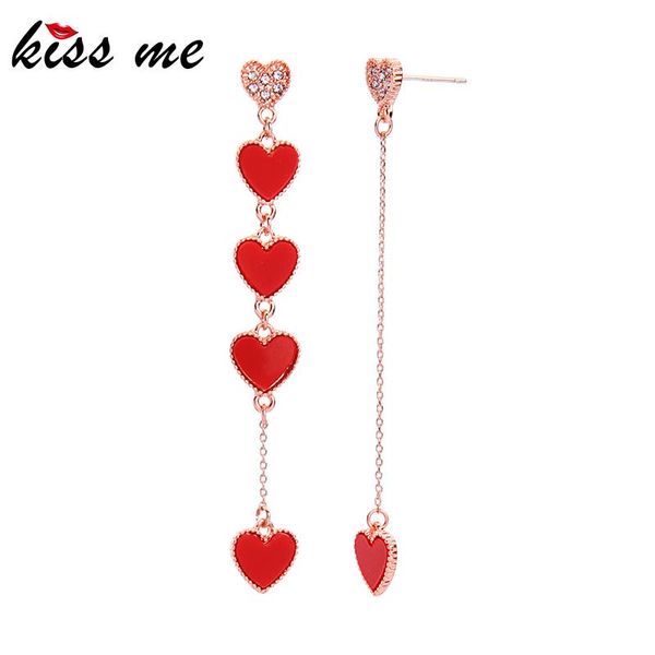 dangle & chandelier kissme asymmetric unique red acrylic crystal little hearts long earrings for women gifts rose gold color fashion jewelry, Silver
dangle & chandelier kissme asymmetric unique red acrylic crystal little hearts long earrings for women gifts rose gold color fashion jewelry, Silver
