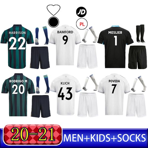 2020 new soccer jersey roofe bamford alioski jamsson costa 2021 home away high-quality kids kit +socks football shirt, Black;yellow
2020 new soccer jersey roofe bamford alioski jamsson costa 2021 home away high-quality kids kit +socks football shirt, Black;yellow