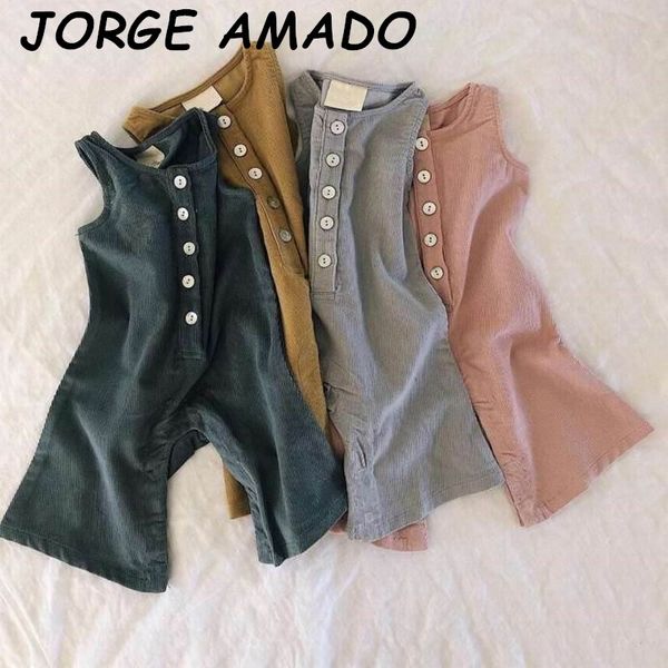 baby romper corduroy flared trousers sleeveless boy girl candy color jumpsuit overalls baby autumn winter clothes e202039, Blue
baby romper corduroy flared trousers sleeveless boy girl candy color jumpsuit overalls baby autumn winter clothes e202039, Blue