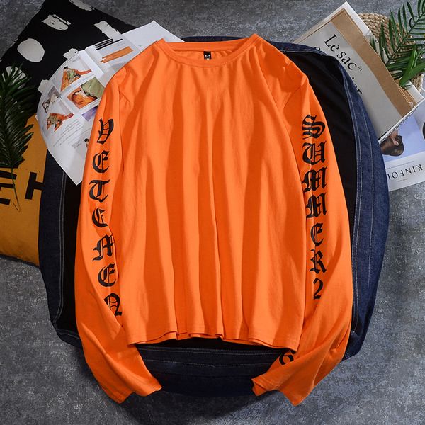 e-naihui 2021 street fashion men's letter printing and long sleeve high street hip hop long sleeve t-shirt loose sleeve men's 1600, White;black
e-naihui 2021 street fashion men's letter printing and long sleeve high street hip hop long sleeve t-shirt loose sleeve men's 1600, White;black