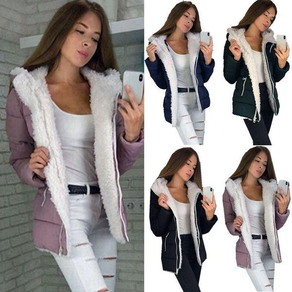 women winter thicken coats long sleeve warm jacket outerwear zipper coat women coat 2020 fashion new s-5xl1, Black;brown
women winter thicken coats long sleeve warm jacket outerwear zipper coat women coat 2020 fashion new s-5xl1, Black;brown