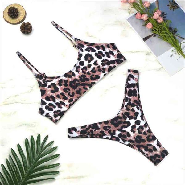 hohl women leopard bikini set thong swimsuit print push up swimwear female brazilian bikini set, White;black
hohl women leopard bikini set thong swimsuit print push up swimwear female brazilian bikini set, White;black