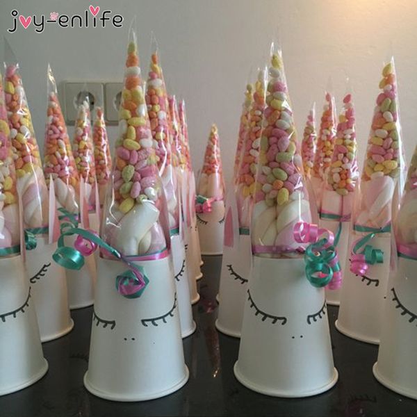 50pcs diy wedding birthday sweet cellophane clear candy cone storage bags unicorn party decor easter decoration 18x37cm
50pcs diy wedding birthday sweet cellophane clear candy cone storage bags unicorn party decor easter decoration 18x37cm