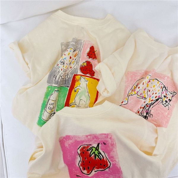 enkelibb 2020 summer kids boys girls t shirt cotton children boys girls short sleeve leopard strawberry pattern toddler y200704, Blue
enkelibb 2020 summer kids boys girls t shirt cotton children boys girls short sleeve leopard strawberry pattern toddler y200704, Blue