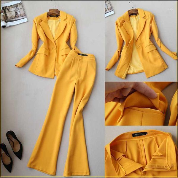 fashion suit autumn new professional business suit ladies jacket female bell pants trousers two-piece spring loose wild1, White
fashion suit autumn new professional business suit ladies jacket female bell pants trousers two-piece spring loose wild1, White