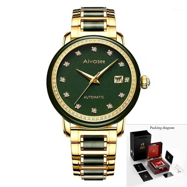 new clock couple watch automatic mechanical 100% natural jade men watches creative retro classic women watches1, Slivery;brown
new clock couple watch automatic mechanical 100% natural jade men watches creative retro classic women watches1, Slivery;brown