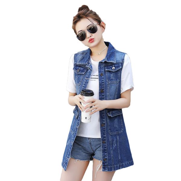 6xl plus size 2020 summer autumn women denim casual vest fashion hole denim vests jeans jacket long sleeveless cardigans w156 1023, Black;white
6xl plus size 2020 summer autumn women denim casual vest fashion hole denim vests jeans jacket long sleeveless cardigans w156 1023, Black;white