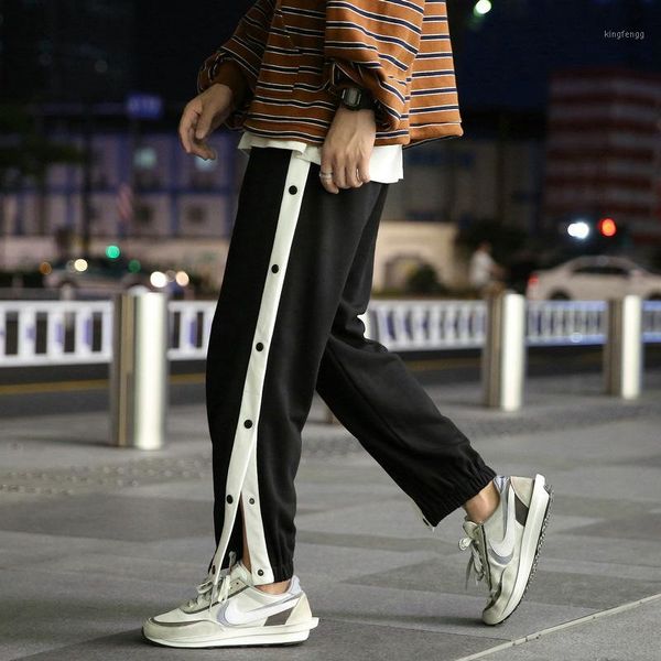 2020 new casual trousers men south korean version loose nine split trousers wide leg ankle banded pants1, Black
2020 new casual trousers men south korean version loose nine split trousers wide leg ankle banded pants1, Black