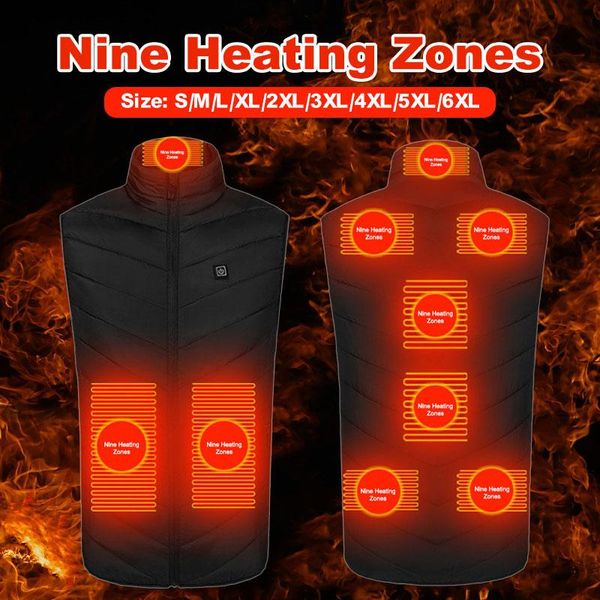 outdoor t-shirts 9 places heated jacket warm usb vest men women infrared smart washable adjustable charging clothing sizes-6xl, Gray;blue
outdoor t-shirts 9 places heated jacket warm usb vest men women infrared smart washable adjustable charging clothing sizes-6xl, Gray;blue