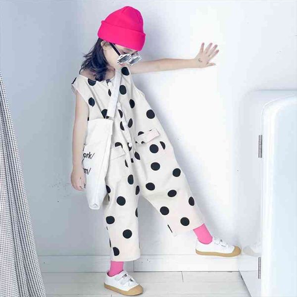 girls dot overalls summer loose pockets jumpsuits teenage sleeveless cropped trousers for 1-16y children girls clothes, Blue
girls dot overalls summer loose pockets jumpsuits teenage sleeveless cropped trousers for 1-16y children girls clothes, Blue