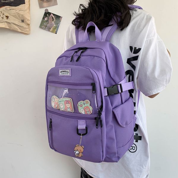 hocodo oxford waterproof women backpack college style pure color schoolbag for teenage girls cute casual travel backpack bookbag c1008
hocodo oxford waterproof women backpack college style pure color schoolbag for teenage girls cute casual travel backpack bookbag c1008