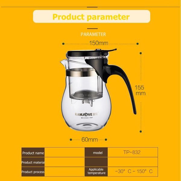 kamjove новое прибытие элегантное кубок пивоваренные устройства чай чашка цветочный чайник горшок теплостойкий стеклянный чай набор кофейник
kamjove новое прибытие элегантное кубок пивоваренные устройства чай чашка цветочный чайник горшок теплостойкий стеклянный чай набор кофейник