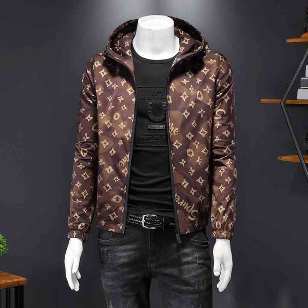 Men's Jackets spring men's coat personalized printed hooded jacket large 7L1X, Black;brown
Men's Jackets spring men's coat personalized printed hooded jacket large 7L1X, Black;brown