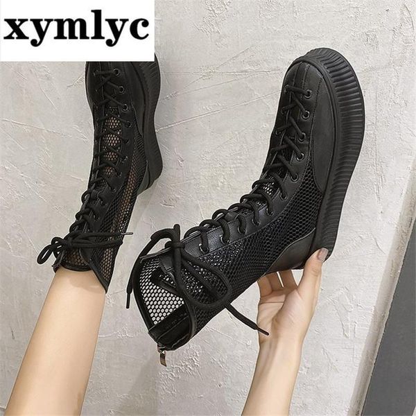 2020 summer women cool boot leather lace up solid color breathable short boot round toe women hollow out shoe, Black
2020 summer women cool boot leather lace up solid color breathable short boot round toe women hollow out shoe, Black