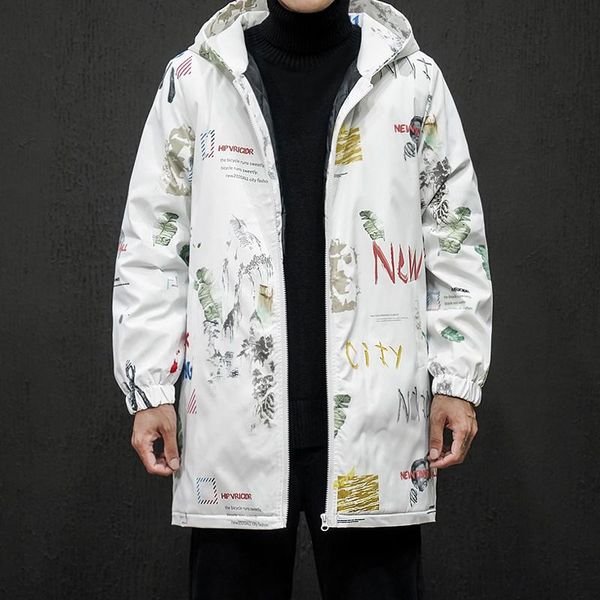 men's down & parkas winter warm parker coat graffiti printed thicken long hooded jacket large size loose windbreaker white cotton-padde, Black
men's down & parkas winter warm parker coat graffiti printed thicken long hooded jacket large size loose windbreaker white cotton-padde, Black