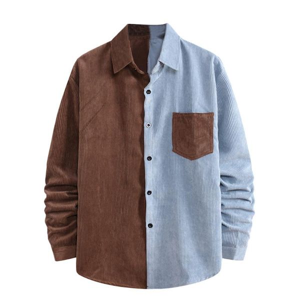 2021 autumn men's shirts long sleeves bottoming shirt button corduroy blouse coat turn-down blouse anti-wrinkle shirts, White;black
2021 autumn men's shirts long sleeves bottoming shirt button corduroy blouse coat turn-down blouse anti-wrinkle shirts, White;black